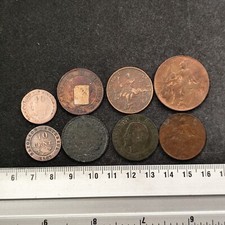 LOT 8 PIECES 5 ET 10 CENTIMES FRANCE Ref16627J