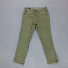 Chino Tapered Eden Park Homme M Kaki Coton Zip