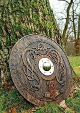 Larp bouclier viking rond en