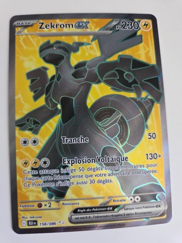 Carte pokemon zekrom - carte, ex