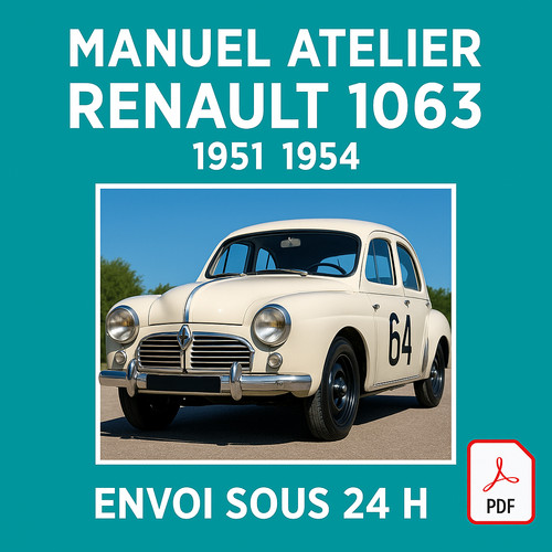 Manuel atelier renault - renault, et