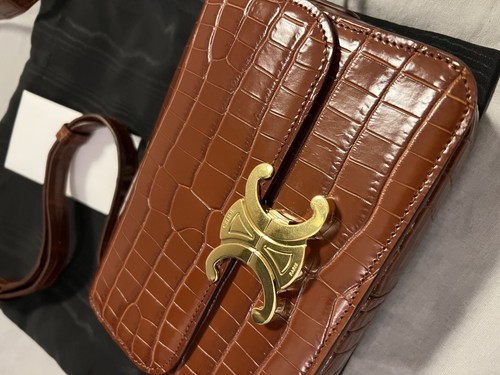 Sac céline triomphe crocodile - sac,