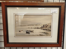 GOUACHE MARINE signée TRANNOD