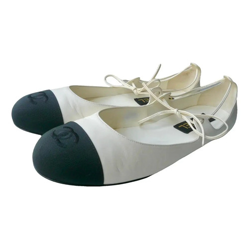 Chanel ballerines bicolores - ballerines,