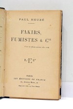 HEUZÉ FAKIRS FUMISTES ET CIE