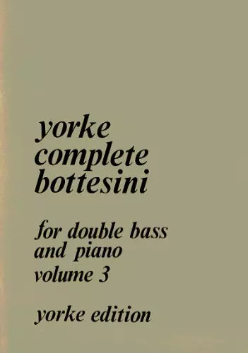 Bottesini complete - bottesini,