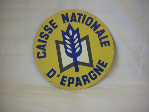 Plaque publicitaire métal - plaque, en