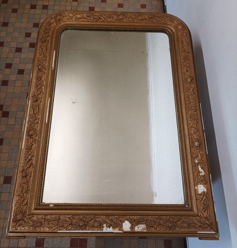 Ancien grand miroir louis - ancien,