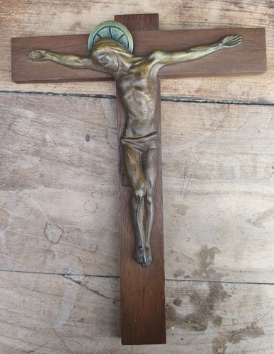 Crucifix christ bronze - christ,