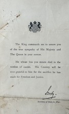 LETTRE POUR FAMILLE SOLDAT KIA