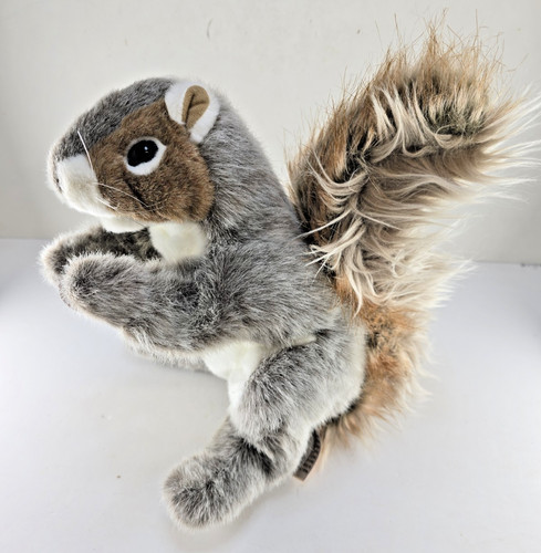 Folkmanis gray squirrel hand - gray,