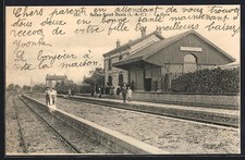CPA Selles-Saint-Denis, La Gare 