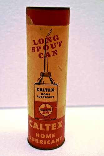 Caltex vintage bidon - caltex,