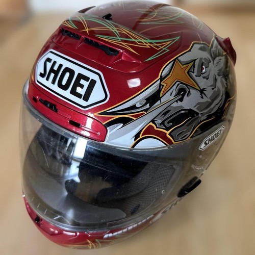 Shoei full face helmet red - full,