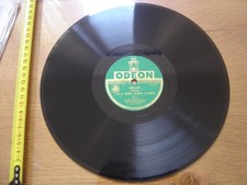 Disque 78 Tours 25 cm LOUIS ARMSTRONG Jazz 238.184 ODEON I'm a ding dong daddy