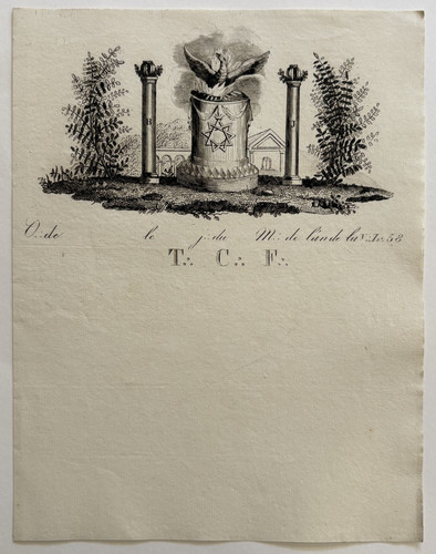 Franc macon papier - franc,