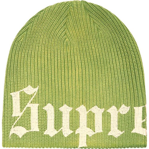 Bonnet vert imprimé ancien