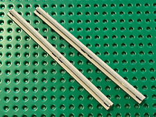 2 x Rail Droit LEGO TRAIN 12v 12 v track Straight 3228b /Set 7740 7745 7822 7720