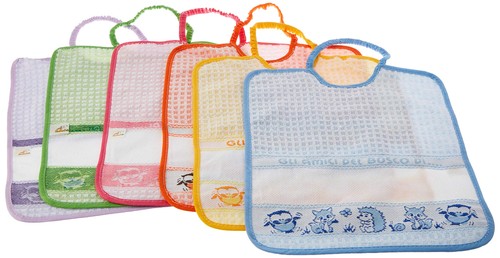 Bav275 lot bavoirs avec - lot, 6