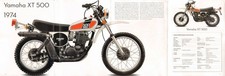 Fiche Moto : YAMAHA XT 500
