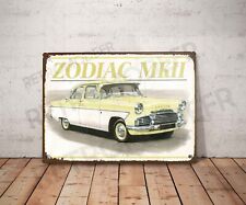 Plaque métal vintage Zodiac