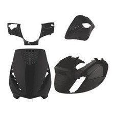 Set 4 Carénage Noir Satinée