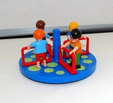 PLAYMOBIL SCENE DE LA VIE DETENTE 4 ENFANTS TOURNIQUET FONCTIONNEL