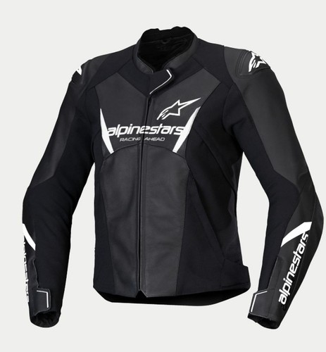 Veste moto cuir - de, en