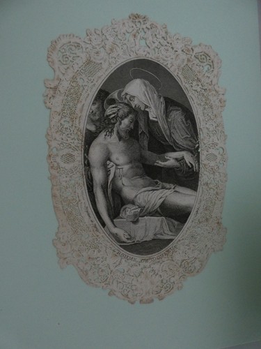 Image pieuse canivet dentelle - pieuse,