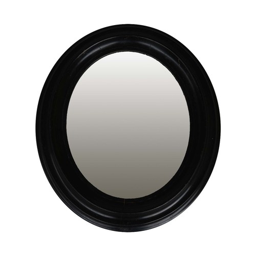 Miroir ovale laqué - , style