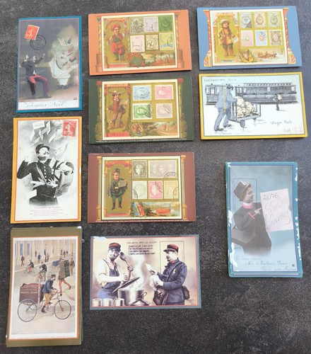 Lot 106 timbres - , vignettes
