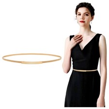Ceinture fine en métal pour