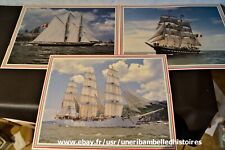 sets de table, photo bateaux