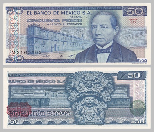 Mexique mexico pesos - pesos, 1981