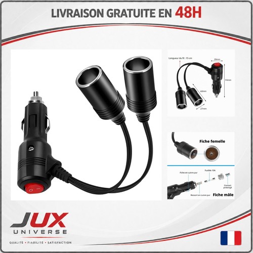 Répartiteur double prise