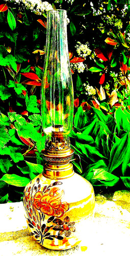 Lampe pétrole - a,