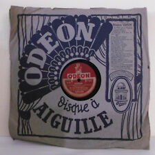 78 tours Aiguille 30 cm Disque Phono Ninon VALLIN - LA TOSCA Chanté ODEON 123530