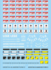 decals décalcomanie pompier gironde blason texte etc 1/43