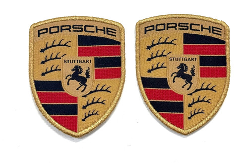 Porsche crest tissu coudre - porsche,
