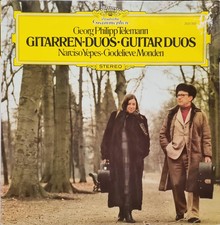 Telemann : duos de guitare / Narciso Yepes, Godelieve Monden - LP