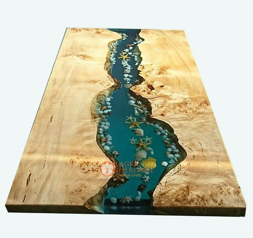 Beautiful epoxy resin dining - beautiful,