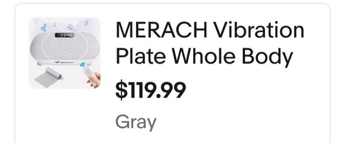 Merach vibration plate - vibration, w/