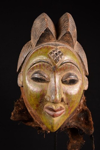 Ancienne masque punu gabon - ancienne,