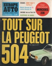 EUROPE AUTO 1968 15 MERCEDES