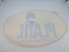 AUTOCOLLANT / STICKER - PLATIL LE FIL DES RECORDS - PECHE - FISCHING - TOP