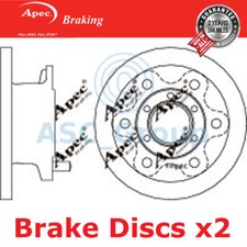 2x Apec BRAKING 290mm Uni OE