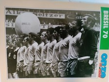 BRESIL 1970 FICHE ONZE MONDIAL