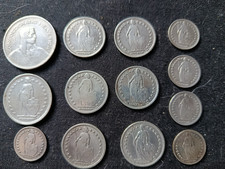 Lot de pièces suisses argent