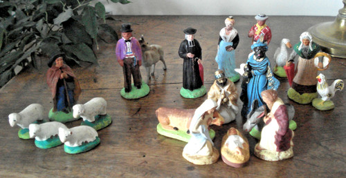 Lot santons 3 fouque - 22,