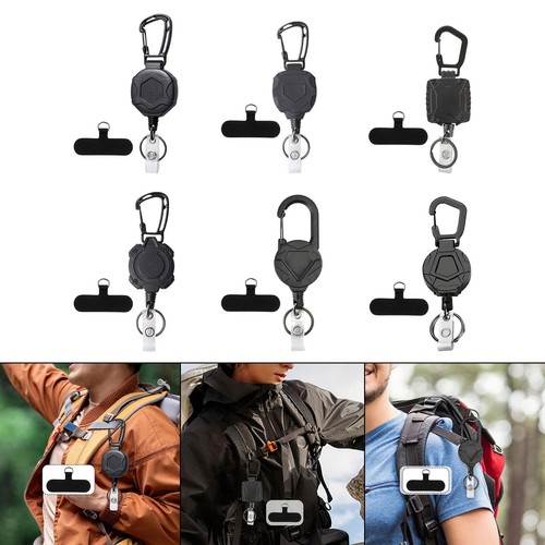 Porte clés rétractable avec - porte-clés,